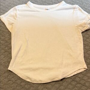 Old Navy White Short Sleeve Tee